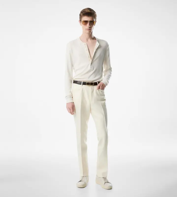 COTTON MODAL RIB HENLEY online